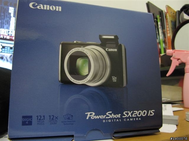 新手開箱 PowerShot SX200IS