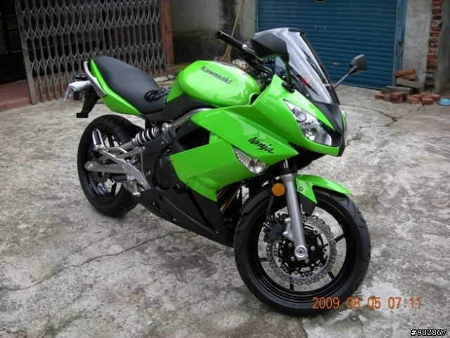 「分享」圓夢了，我的重機 川崎綠 KAWASAKI ER-6F