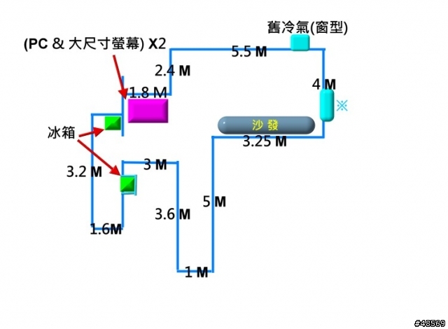 [請教]在帶熱源不規則空間安裝冷氣問題請益