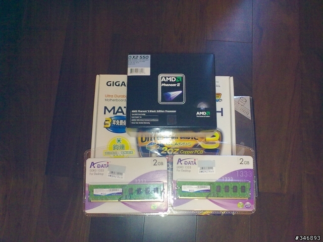 AMD X2-550 + 技嘉GA-MA785GPMT-UD2H