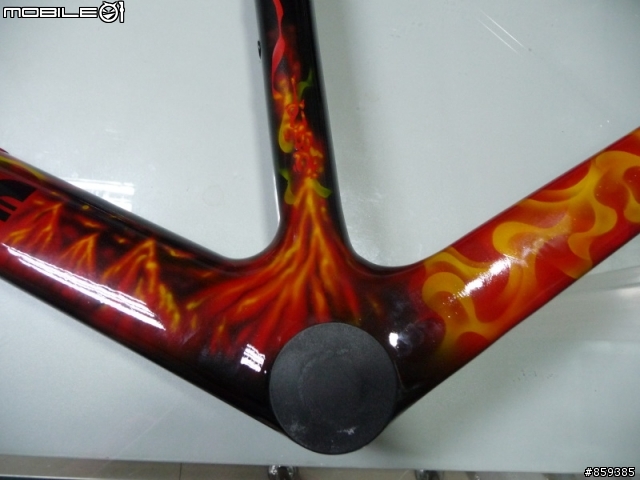 【分享】獨一無二殺很大的Carbon手工彩繪車架-失心瘋的敗家組車1F更新