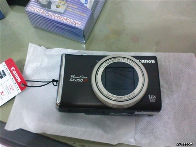 新手開箱 PowerShot SX200IS