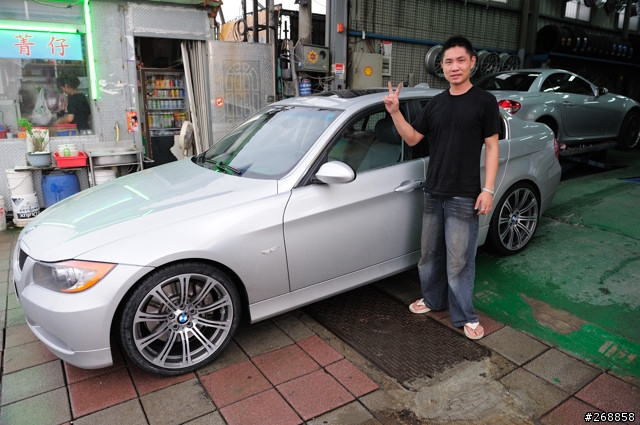 第一換335I-4門改M3選配19吋框&碼牌CSC3開箱照