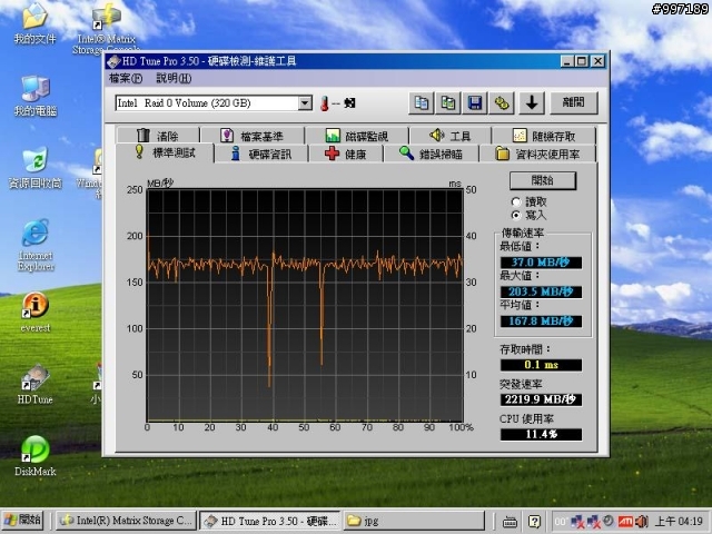[測試] SSD X25-M G2 160G 6顆在 SB850 / ICH10R / P55 / SB710 /  Dell PERC 6i  上的測試