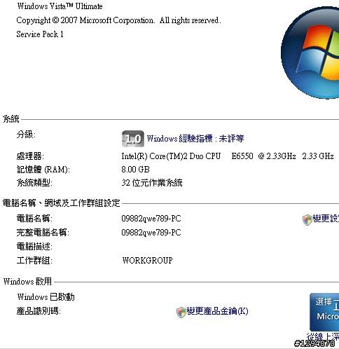 [召喚神人] VISTA當機訊息 估購不到[已解決]