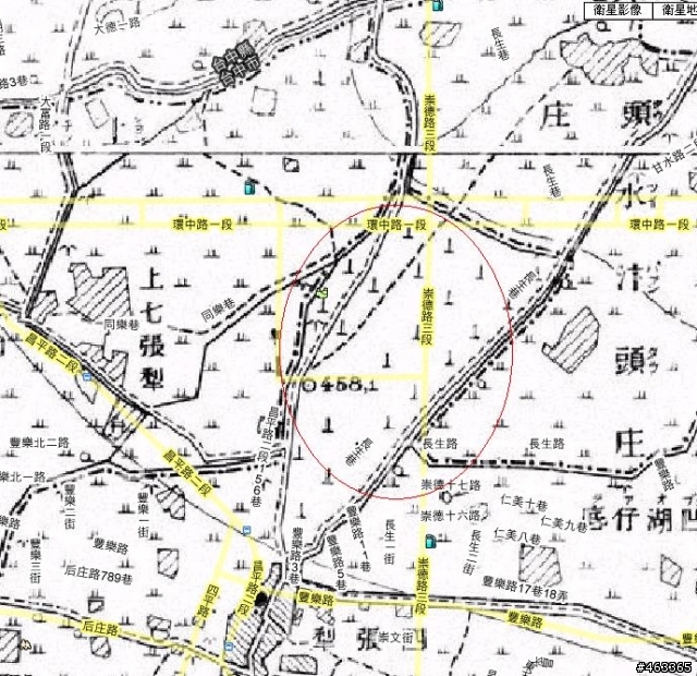 台灣堡圖~可查到你家100年前的地籍樣貌，比較注重風水的也可看看