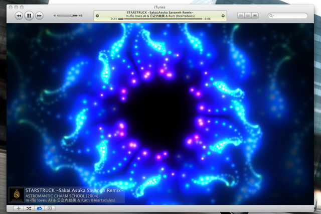 iTune 的視覺效果好銷魂阿!