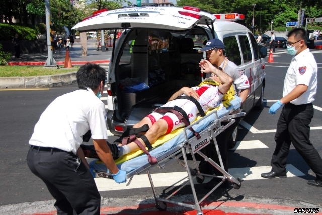 2009.09.12 台北聽障奧運-自由車 (意外篇)