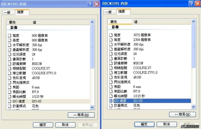 數位相機裁圖送洗的疑問!!