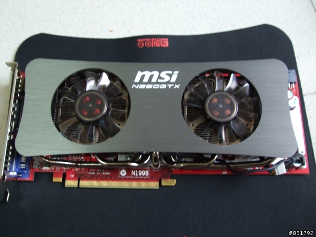 MSI  N260GTX-T2D896-OC 开箱文