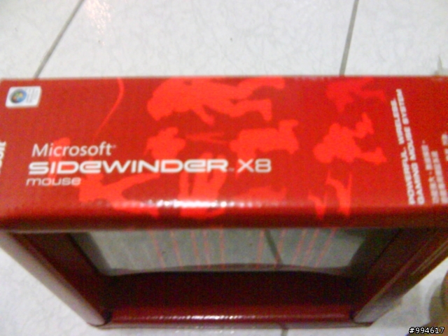 microsoft  sidewinder X8開箱