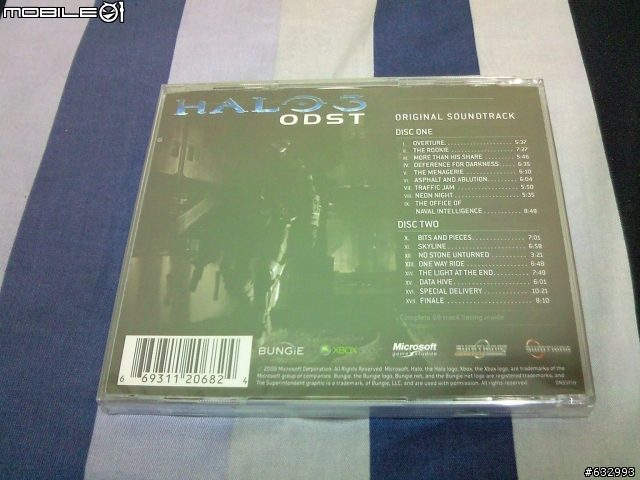We Are ODST ! Halo3:ODST"原聲帶" 開"盒"啦!!!