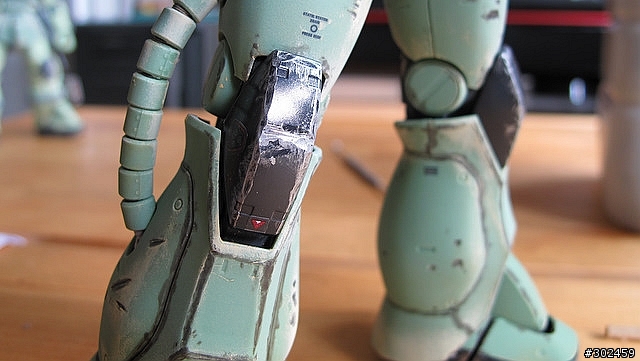 MG重力戰線Zaku發光實驗作