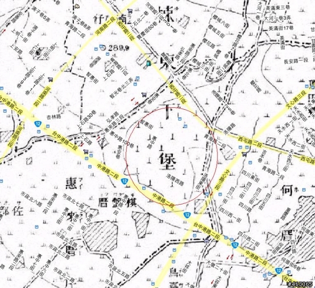 台灣堡圖~可查到你家100年前的地籍樣貌，比較注重風水的也可看看
