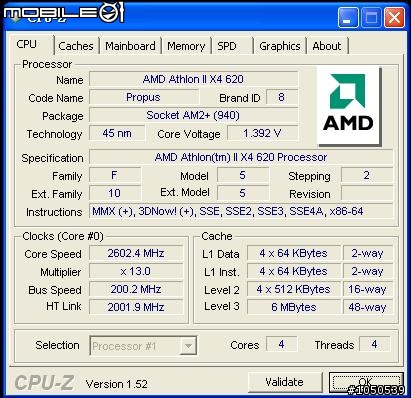 我的 Athlon X4 620 無法正常開啟L3