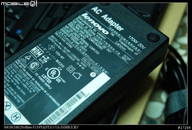 [開箱]期待已久的感動,ThinkPad W700