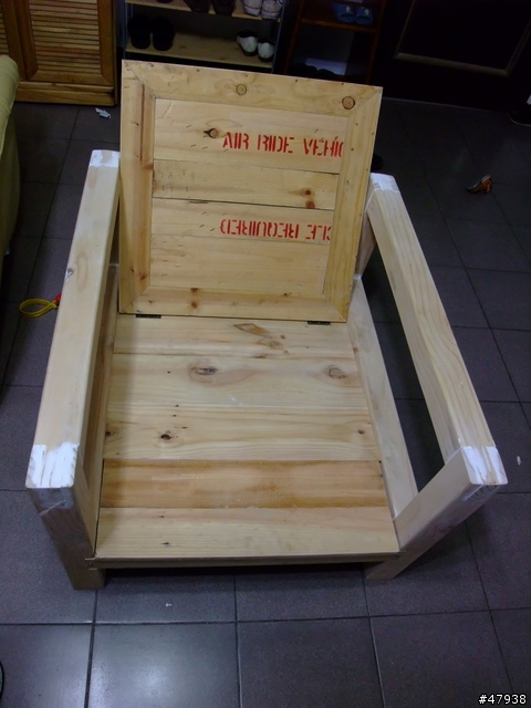 自找麻煩之單人木沙發DIY