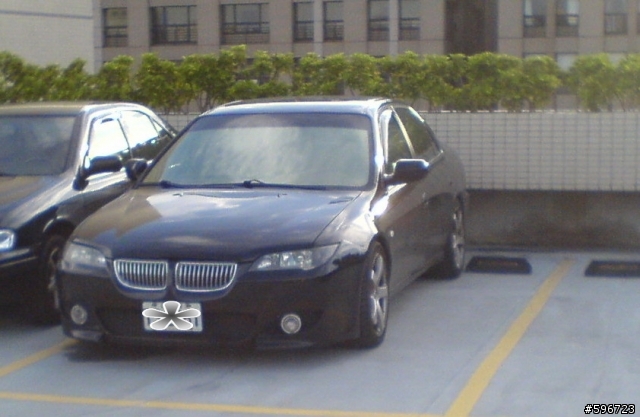 這輛車水箱罩換得真是「罩」