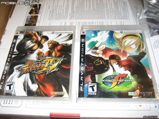 北美版ps3 slim  + 快打4搖捍 + KOF XII + SF 4 敗家心得報告