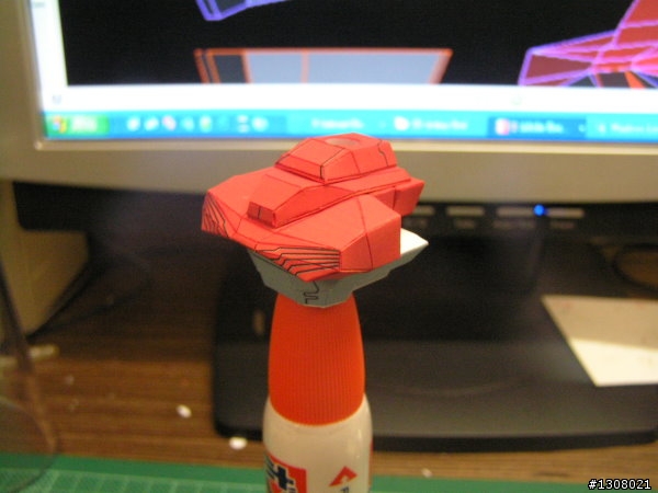 SD紅色異端鋼彈紙模製作(圖多)