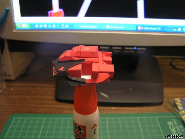 SD紅色異端鋼彈紙模製作(圖多)
