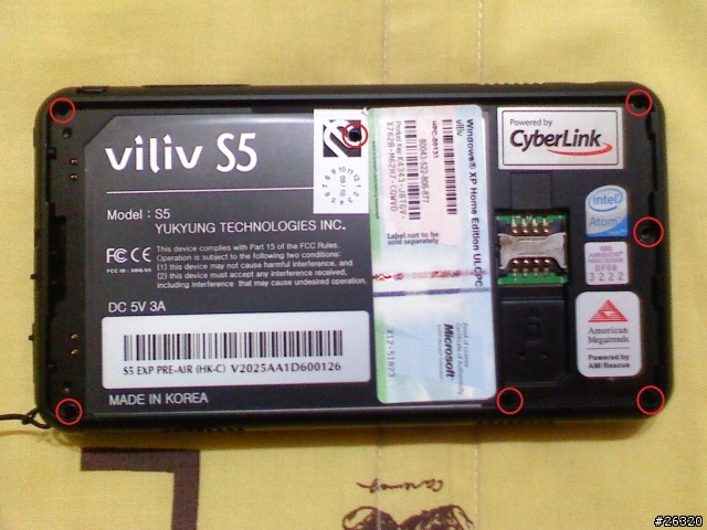 Viliv S5 3G ready 港版加裝MC8781