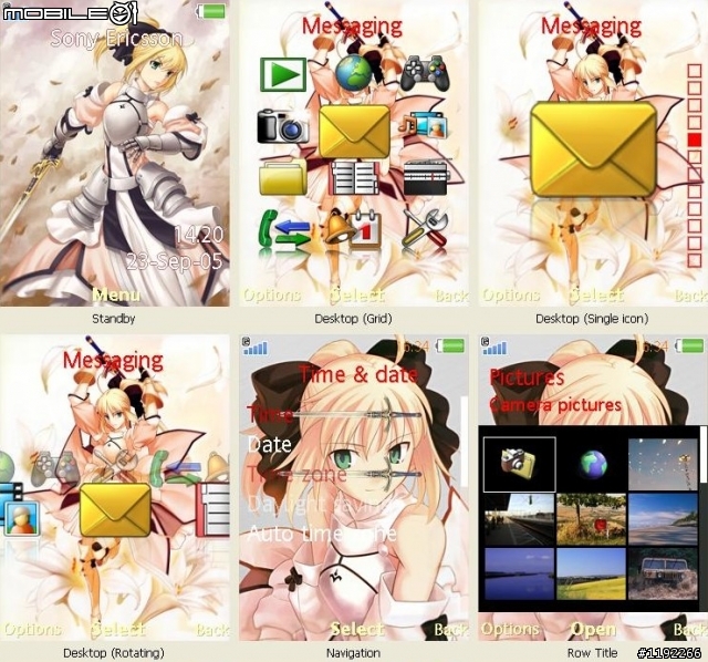 [240*320/三鍵] Fate Unlimited Codes ~ saber 含媒體