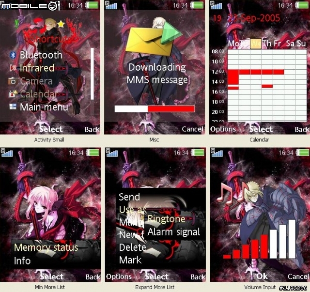 [240*320/三鍵] Fate Unlimited Codes ~ saber 含媒體