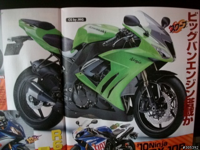 2010 ZX-10R、Z1000、NINJA400R、NINJA250R