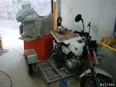 DIY-小豹邊車製作-第19篇-"不專業改裝部"—車體上FRP打磨02