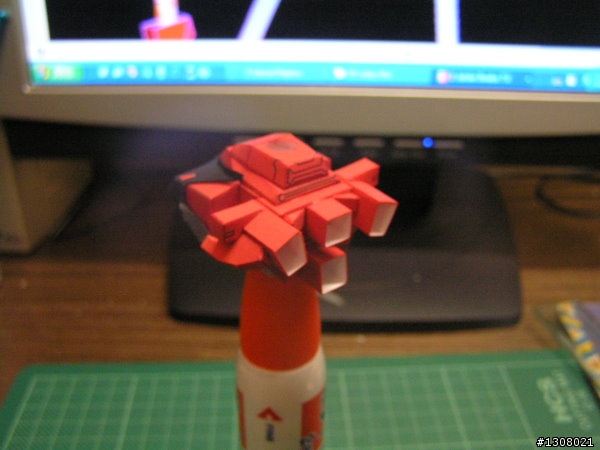 SD紅色異端鋼彈紙模製作(圖多)