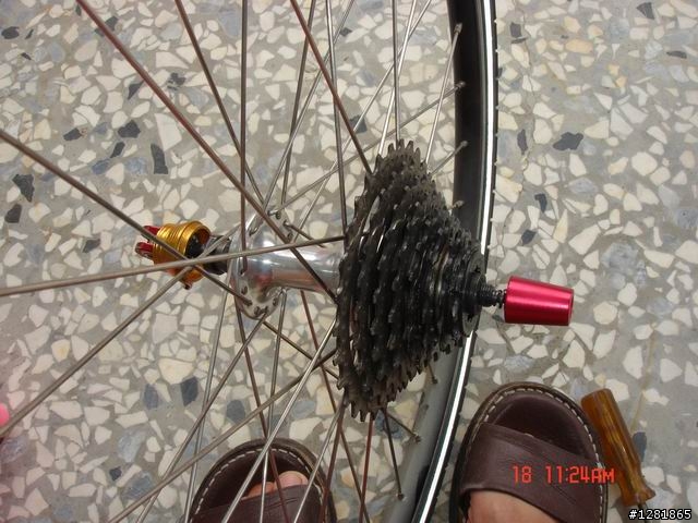 最終27速FD 806 之451散步車更新..1"前叉硬上1"1/8前叉