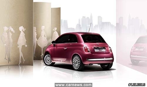 女王一同完成之 New Fiat 500 Barbie custom亮晶晶版