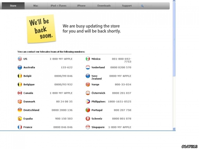apple store 更新中?!