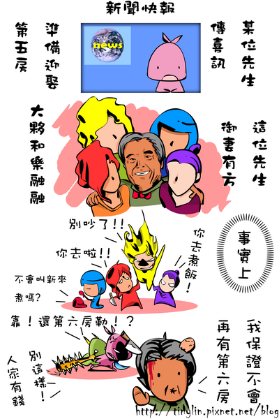 四格塗鴉...有錢人&名人娶小老婆的稱呼!!!
