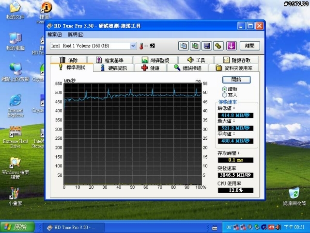 [測試] SSD X25-M G2 160G 6顆在 SB850 / ICH10R / P55 / SB710 /  Dell PERC 6i  上的測試