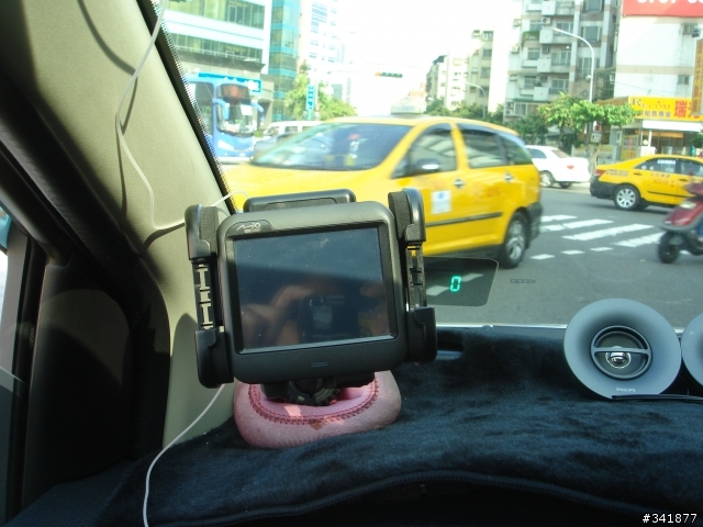 自製的GPS/PDA沙包車架