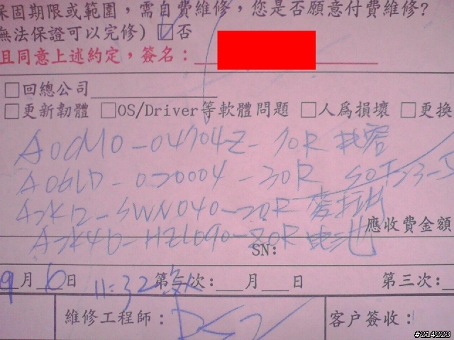 今天中午去把健檢完的MS800取回了~