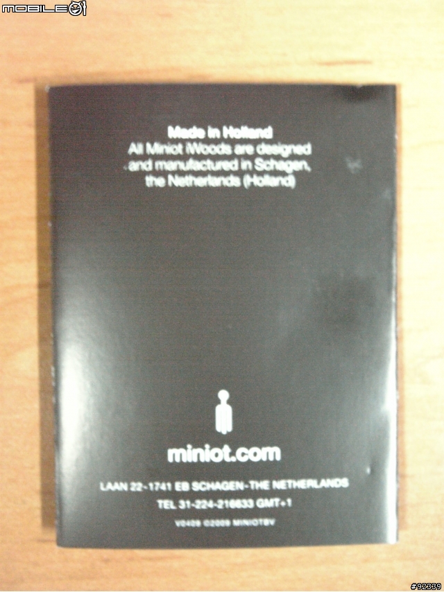 (開箱) Miniot iWood 3G