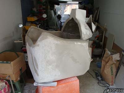 DIY-小豹邊車製作-第19篇-"不專業改裝部"—車體上FRP打磨02
