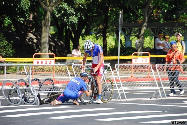 2009.09.12 台北聽障奧運-自由車 (意外篇)