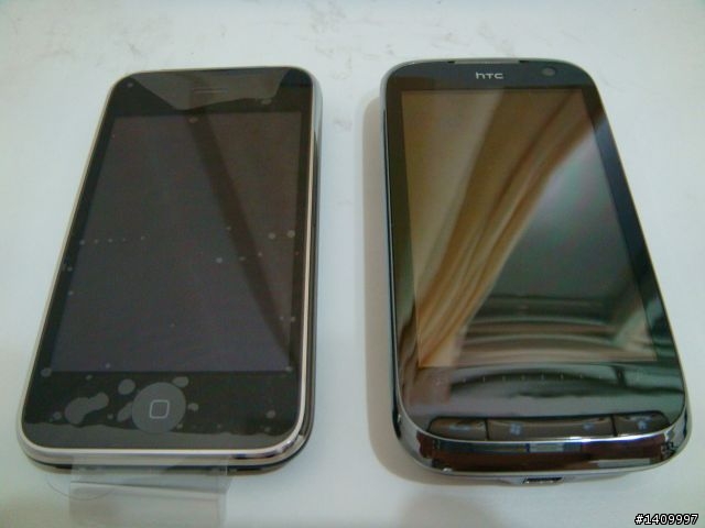 [分享]HTC TP2與Apple iphone 3GS 外型比一比. (圖片多)