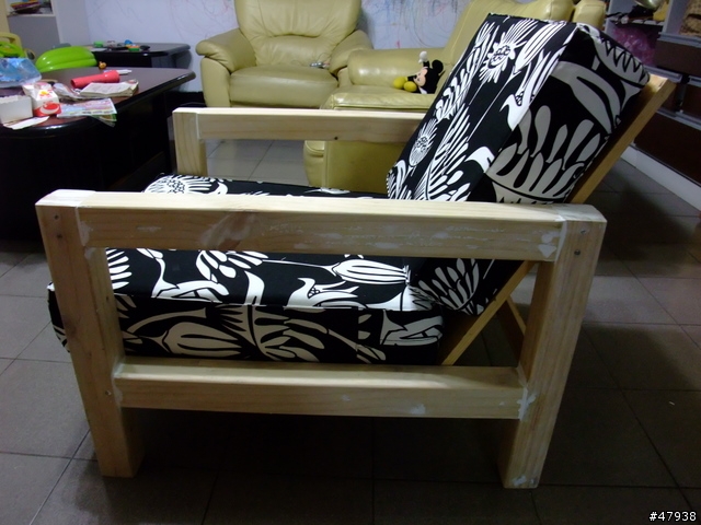 自找麻煩之單人木沙發DIY