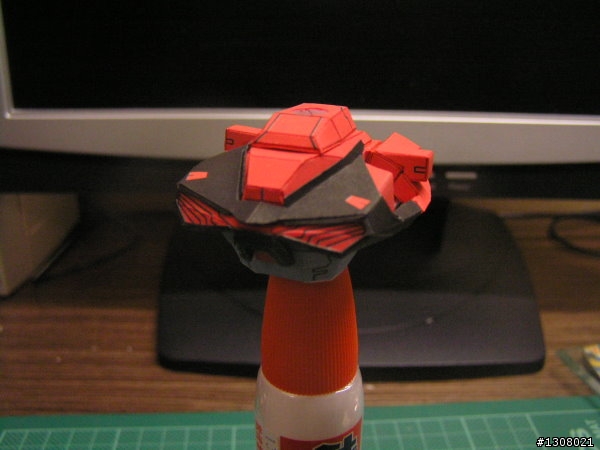 SD紅色異端鋼彈紙模製作(圖多)