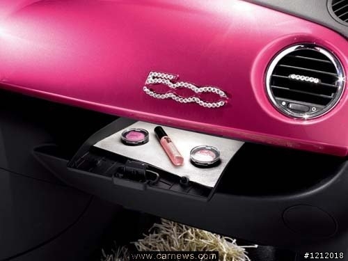 女王一同完成之 New Fiat 500 Barbie custom亮晶晶版