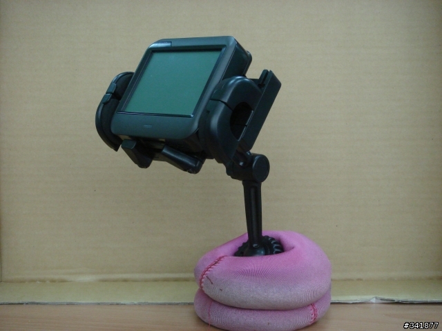 自製的GPS/PDA沙包車架
