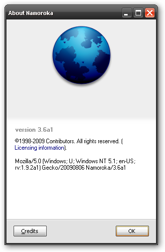 有始最速之Firefox 3.6 版 代號 "Namoroka" 試用版開放下載！
