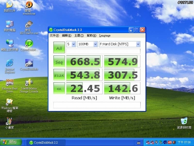 [測試] SSD X25-M G2 160G 6顆在 SB850 / ICH10R / P55 / SB710 /  Dell PERC 6i  上的測試