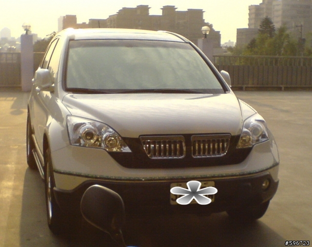 這輛車水箱罩換得真是「罩」