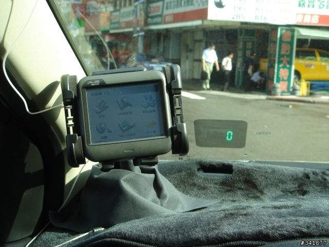 自製的GPS/PDA沙包車架